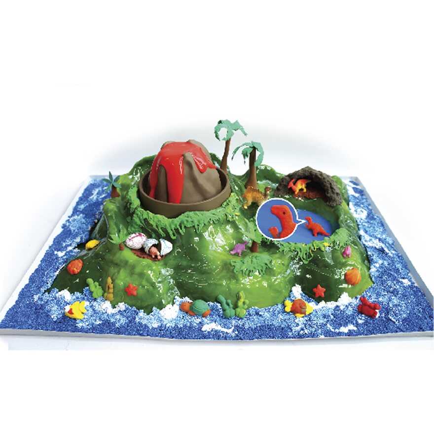 Игровой набор Вулканический остров, арт. AB40011, производитель Donerland (Донерлэнд), ISBN 880-9-00578-208-7, № 4