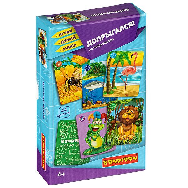 Допрыгался!- настольная игра, арт. ВВ4334, производитель Bondibon (Бондибон), ISBN 489-5-13604-600-0, № 1