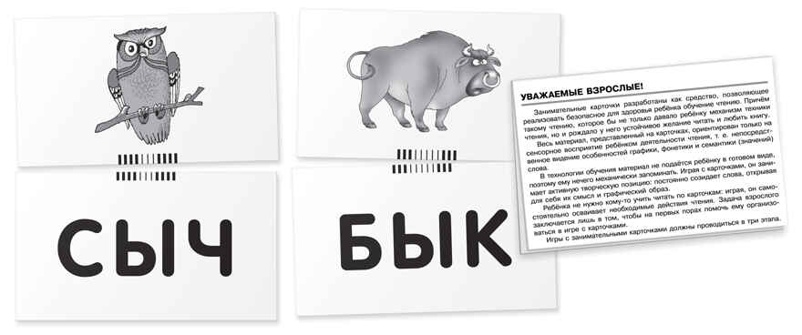 Жук. Читаем слова-слоги. Набор карточек., производитель Айрис-пресс , ISBN 462-7-17636-730-8, № 4