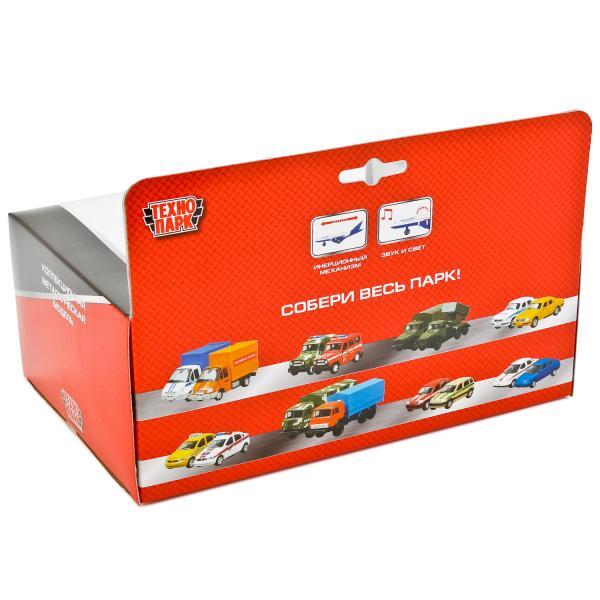Самолет металлический инерционный, свет+звук.(Технопарк), арт.857787-R, производитель Симбат, ISBN 469-0-59009-434-1, № 6
