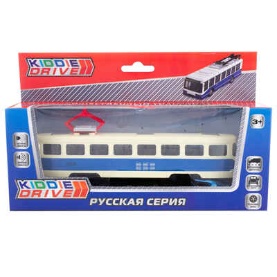 Общественный транспорт KiddieDrive, синий инерционный механизм, свет/звук, арт. 1901013_1, производитель KiddieDrive, ISBN 460-7-80753-581-8№ 1