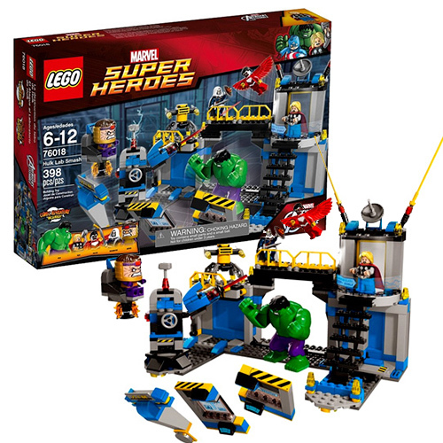 LEGO Super Heroes 76018 Лаборатория Халка, производитель LEGO (ЛЕГО), ISBN 570-2-01512-904-6, № 1