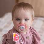 Пустышки Uviton ортодонтические с колпачком Baby Набор 2 штуки 0-6 месяцев, производитель Uviton, ISBN 203-7-74578-366-8, № 10