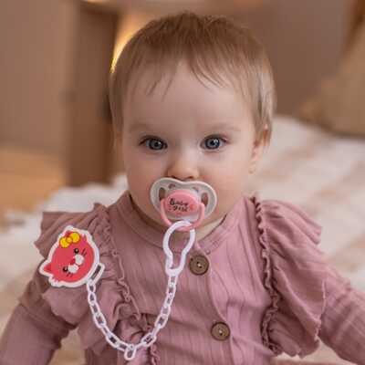 Пустышки Uviton ортодонтические с колпачком Набор Baby 2 штуки 6-12 месяцев, производитель Uviton, ISBN 203-7-74575-326-5№ 5