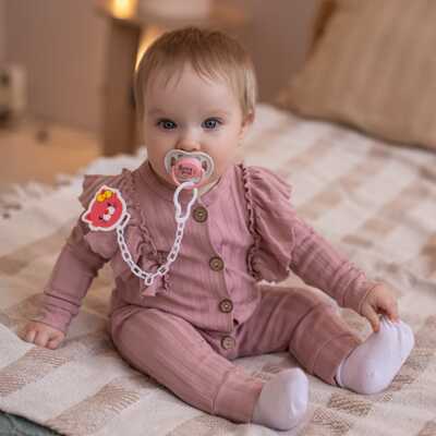 Пустышки Uviton ортодонтические с колпачком Набор Baby 2 штуки 6-12 месяцев, производитель Uviton, ISBN 203-7-74575-326-5№ 6