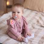 Пустышки Uviton ортодонтические с колпачком Набор Baby 2 штуки 6-12 месяцев, производитель Uviton, ISBN 203-7-74575-326-5, № 8