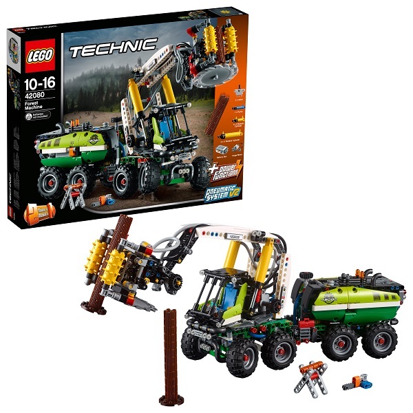 LEGO Technic 42080 Игрушка Техник Лесозаготовительная машина, производитель LEGO (ЛЕГО), ISBN 570-2-01611-698-4, № 1
