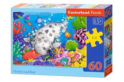 Пазлы Коралловые рифы (CastorLand) 60 элементов, арт. В-06892, производитель Castorland (Касторленд), ISBN 590-4-43800-689-2№ 1