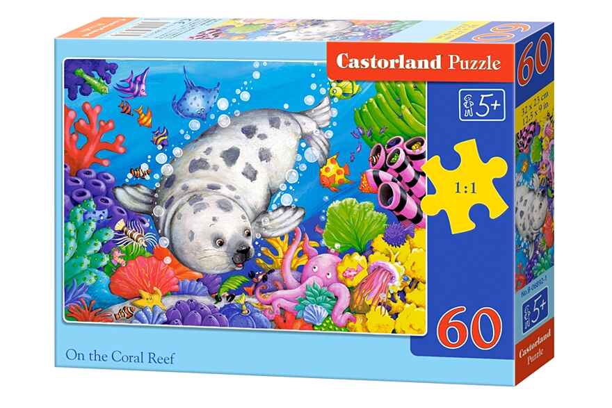 Пазлы Коралловые рифы (CastorLand) 60 элементов, арт. В-06892, производитель Castorland (Касторленд), ISBN 590-4-43800-689-2, № 1