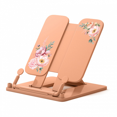 Подставка для книг пластиковая Pastel Bloom, персиковый, арт. 61542, производитель ErichKrause® (Эрих Краузе), ISBN 465-0-18461-542-0№ 1