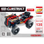 Базовый 3D-Конструктор SDL KID-CONSTRUCT Кроссовер черный, 135 дет., арт. 2018A-8, производитель SDL Technic (СДЛ Техник), ISBN 695-0-59011-808-8, № 1