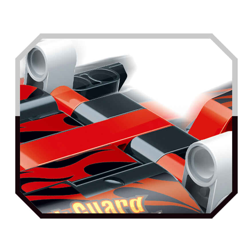 Базовый 3D-Конструктор SDL KID-CONSTRUCT Кроссовер черный, 135 дет., арт. 2018A-8, производитель SDL Technic (СДЛ Техник), ISBN 695-0-59011-808-8, № 3
