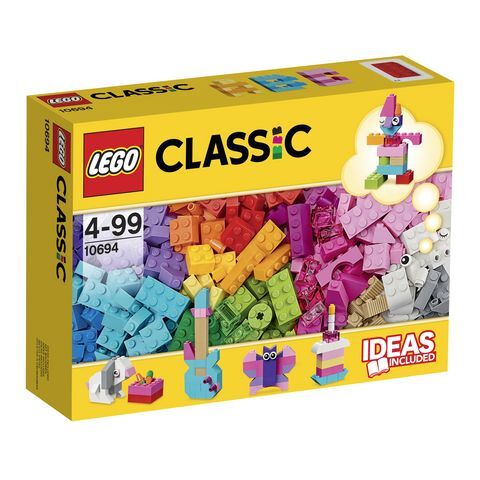 LEGO Classic 10694 Дополнение к набору для творчества – пастельные цвета, производитель LEGO (ЛЕГО), ISBN 570-2-01535-572-8, № 1