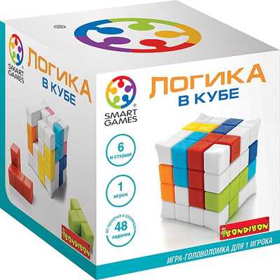 Логическая игра Bondibon Логика в кубе, арт. ВВ4679, производитель Bondibon (Бондибон), ISBN 489-5-13604-691-8№ 1