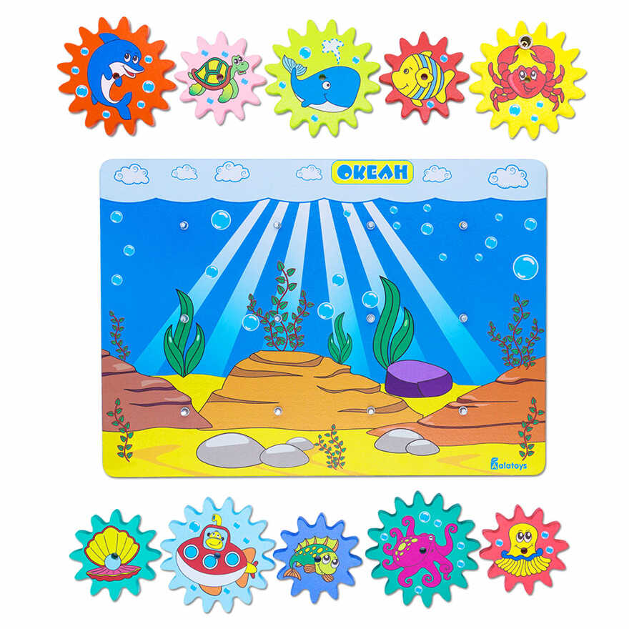 Бизиборд Океан, арт. ББ211, производитель Алатойс, ISBN 467-0-00685-329-8, № 5