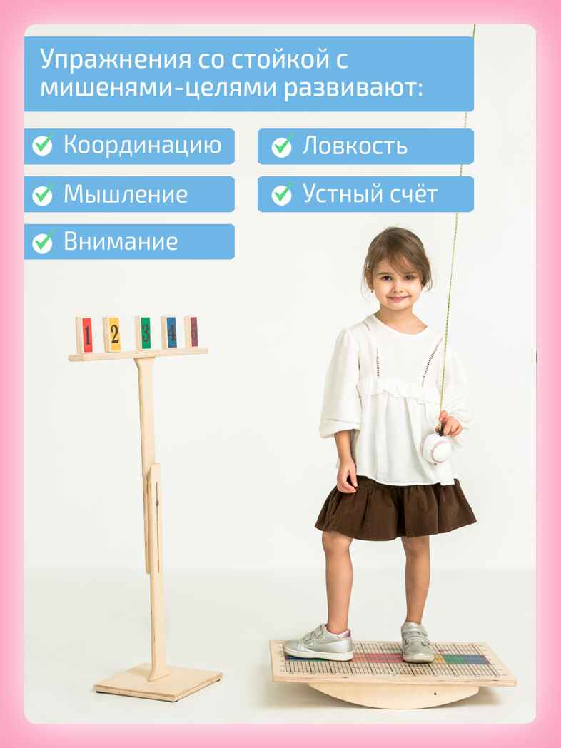 Стойка с мишенями, мяч маятник и планка для отбивания, производитель &quot;Интернет Проекты&quot;, ISBN 200-9-46938-204-5, № 12