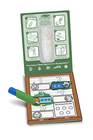 Рисуем водой Цифры, арт. 5399, производитель Melissa & Doug (Мелисса &Дог), ISBN 000-0-77205-399-0№ 2