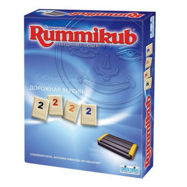 Rummikub дорожная версия, арт. 9680, производитель KodKod, ISBN 729-0-01015-025-0, № 1