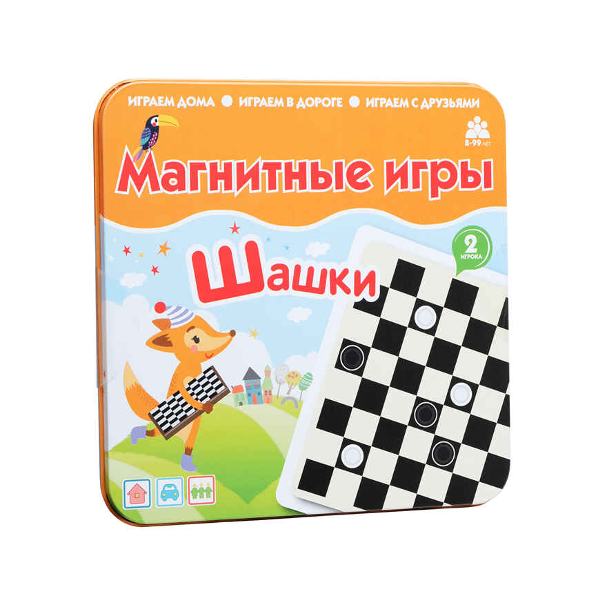 Магнитная игра Шашки, арт. IM-1007, производитель BUMBARAM (БУМБАРАМ), ISBN 462-0-03915-022-2, № 1