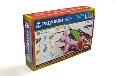 Радужки Фигурки из шариков (твистинг). Подарочный набор, арт.11-12, производитель Радужки, ISBN 462-6-01664-029-8№ 1