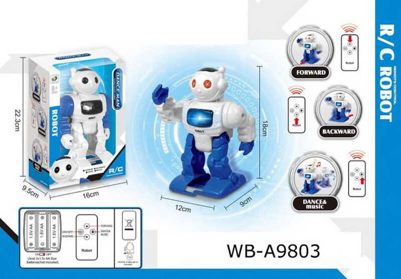 Робот р/у, световые и звуковые эффекты, арт. 6019A, производитель Junfa Toys (Юнфа Тойс), ISBN 460-6-08913-680-5, № 1