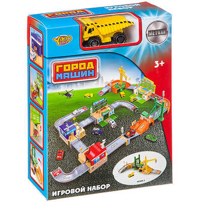 Набор игровой стройка, 1 мет. маш., ВОХ 15,8х21,6х6,2 см, арт. Г94294, производитель YAKO toys (Джако Тойс), ISBN 460-2-01061-317-9№ 2