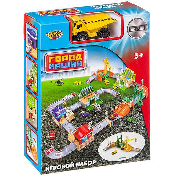 Набор игровой стройка, 1 мет. маш., ВОХ 15,8х21,6х6,2 см, арт. Г94294, производитель YAKO toys (Джако Тойс), ISBN 460-2-01061-317-9, № 2