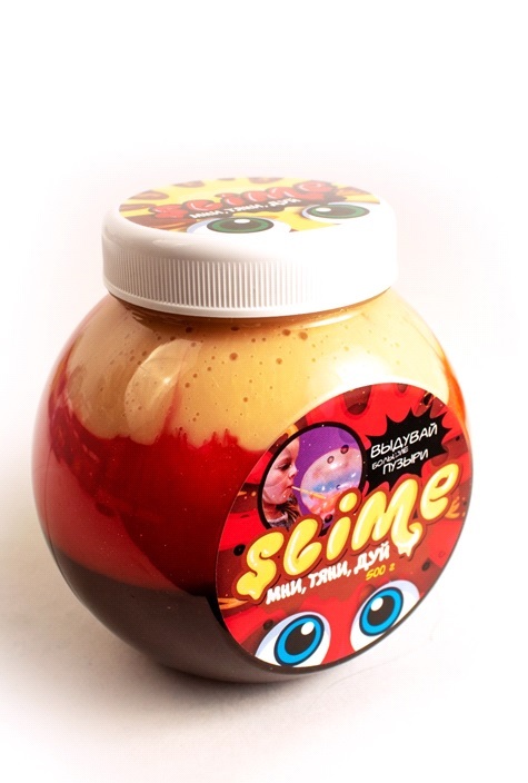 Slime Mega Mix 500 грамм, мороженое + клубника + кола, арт. S500-7, производитель Волшебный мир, ISBN 463-0-03550-228-4, № 1