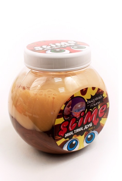 Slime Mega Mix 500 грамм, мороженое + шоколад, арт. S500-8, производитель Волшебный мир, ISBN 463-0-03550-229-1, № 1