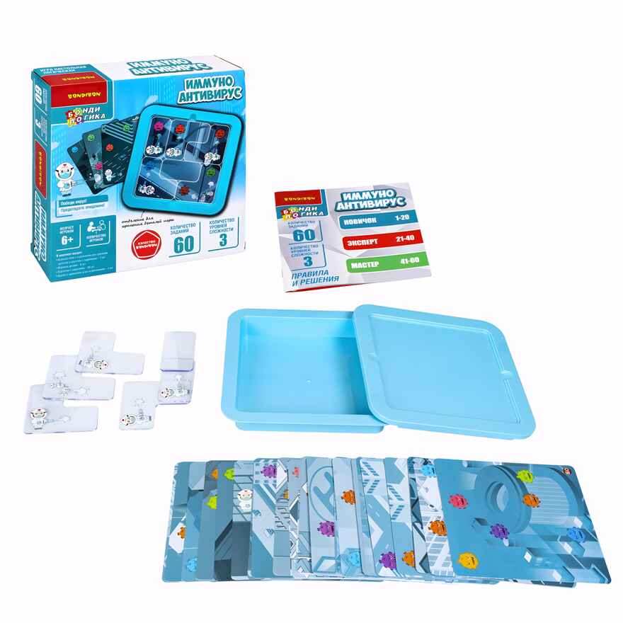 Логическая игра Bondibon &quot;Иммуно. Антивирус, арт. ВВ5769, производитель Bondibon (Бондибон), ISBN 489-5-13606-029-7, № 2