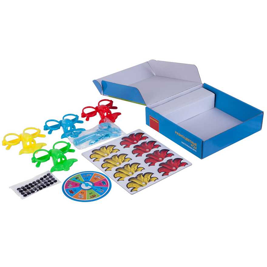 Обучающая настольная игра РАЗНОЦВЕТНЫЕ УСЫ , арт. ВВ3154, производитель Bondibon (Бондибон), ISBN 489-5-13603-109-9, № 3