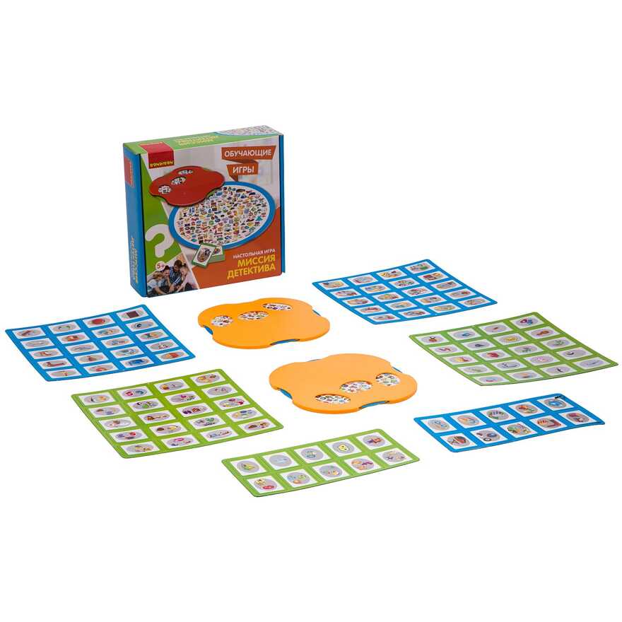 Обучающая настольная игра МИССИЯ ДЕТЕКТИВА , арт. ВВ3161, производитель Bondibon (Бондибон), ISBN 489-5-13603-116-7, № 4
