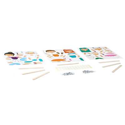 Набор для творчества. Марионетки ( куклы), арт. ВВ1903, производитель Bondibon (Бондибон), ISBN 489-5-13601-813-7№ 2