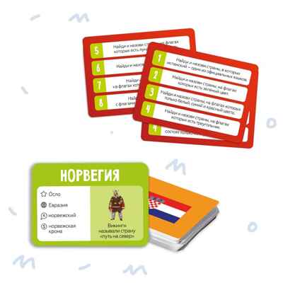 Игра настольная. Мегафлагомания. 200 карточек. Синяя., производитель ГЕОДОМ , ISBN 466-0-13622-291-0№ 2