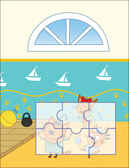 Наш день (Три кота. Наклейки-пазлы), производитель МОЗАИКА kids , ISBN 978-5-43152-467-7, № 3