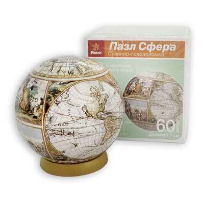 Старинная карта мира. (Серия:Пазл Сфера), арт.4607177452340, производитель ГЕОДОМ , ISBN 460-7-17745-234-0№ 1