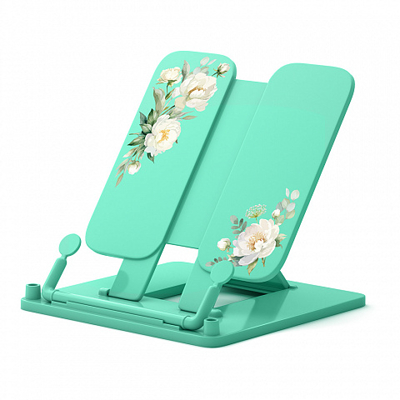 Подставка для книг пластиковая Pastel Bloom, зеленый, арт. 61545, производитель ErichKrause® (Эрих Краузе), ISBN 465-0-18461-545-1№ 1