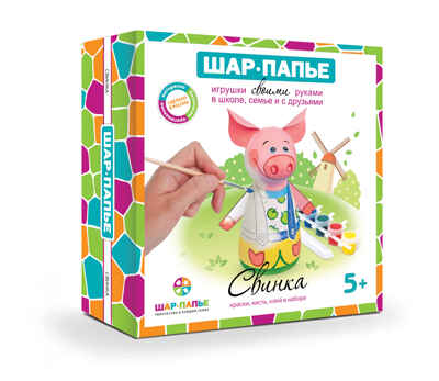 Набор ШАР-ПАПЬЕ Свинка, арт. В011031Т, производитель ШАР-ПАПЬЕ, ISBN 462-0-76781-268-3№ 1