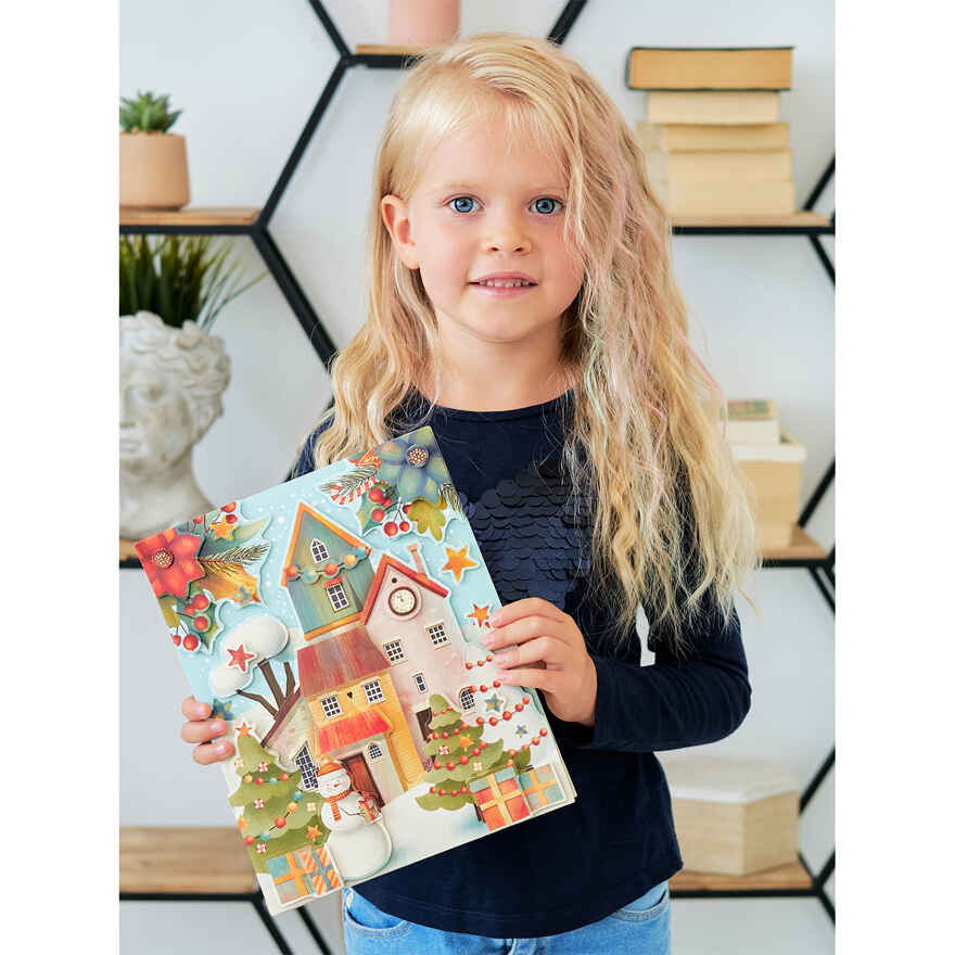 3Д аппликация. Рождественский городок, арт. 4111, производитель Дрофа-медиа, ISBN 463-0-19687-656-9, № 6