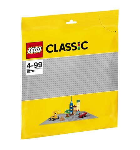 LEGO Classic 10701 Строительная пластина серого цвета, производитель LEGO (ЛЕГО), ISBN 570-2-01535-715-9, № 1