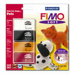 Fimo Soft наб. д/детей &quot;Домашние животные&quot; 4цвх25 г, с инстр, производитель Staedtler (Стайтлер), ISBN 400-6-60800-162-9, № 1