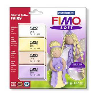 FIMO Soft наб.д/детей &quot;Феи&quot; 4цвх25 г, с инстр, производитель Staedtler (Стайтлер), ISBN 400-7-81780-223-6, № 1