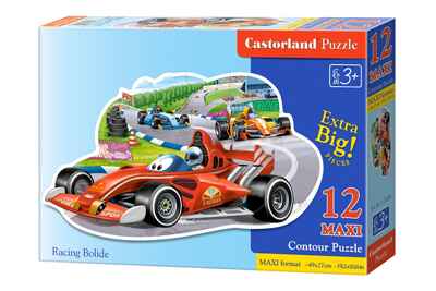Гоночный болид , 12 деталей MAXI, CastorLand, арт. 1200/0208, производитель Castorland (Касторленд), ISBN 590-4-43802-020-8 № 1