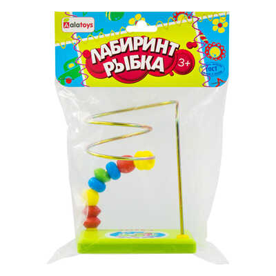 Лабиринт Рыбка, арт. ЛБ1003, производитель Алатойс, ISBN 467-0-00685-145-4№ 2