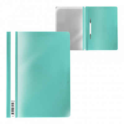 Папка-скоросшиватель пластиковая Diagonal Pastel Mint, A4, мятный, арт. 53511, производитель ErichKrause® (Эрих Краузе), ISBN 465-0-18453-511-7№ 1