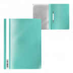 Папка-скоросшиватель пластиковая Diagonal Pastel Mint, A4, мятный, арт. 53511, производитель ErichKrause® (Эрих Краузе), ISBN 465-0-18453-511-7, № 1