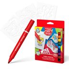Фломастеры для ткани ArtBerry® 10 цветов с 3 раскрасками, арт. 34937, производитель ErichKrause® (Эрих Краузе), ISBN 404-1-48534-937-2, № 3