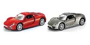 Автодрайв Машина 1:32 Porsche 918 Spydeг, глянц, красн., серая, арт. И-1230, производитель Рыжий кот, ISBN 466-5-29541-230-1№ 1
