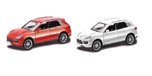Автодрайв Машина 1:32 Porsche Cayenne Turbo, глянц, красн., белая, арт. И-1205, производитель Рыжий кот, ISBN 466-5-29541-205-9, № 1