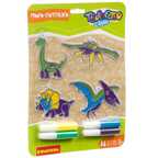 Набор для творчества Витражи Динозавры 4 шт. , арт. ВВ3433, производитель Bondibon (Бондибон), ISBN 489-5-13603-706-0, № 1